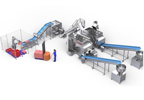 Full automation with robotics in production lines